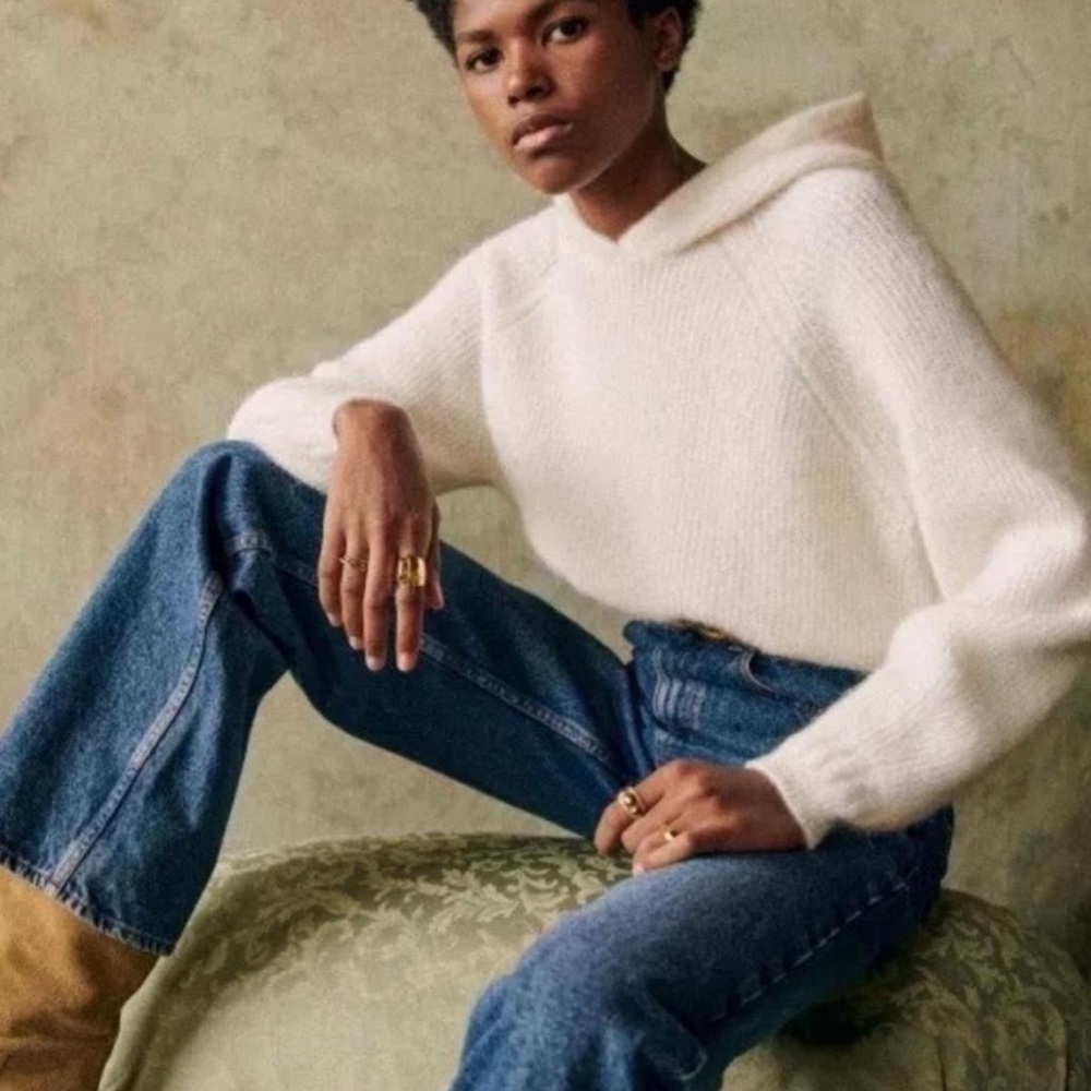 Sézane Cream Sweater